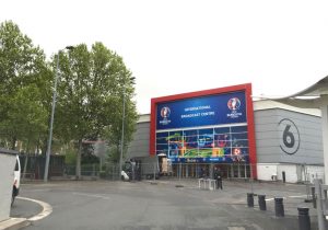 Im IBC in Paris wurde das System für den Highlight-Schnitt installiert.