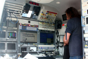 Regiefahrzeug von Media Broadcast.