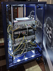 Media Broadcast, Sendefunkstelle Nauen, Blue Box, 5G-Campusnetzwerk, © Nonkonform