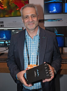 IBC2022, Aja-Messestand, ColorBox, Nick Rashby, © Nonkonform