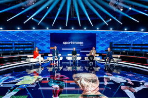 WM-Studio ZDF, Sportstudio, © ZDF/Braunschädel