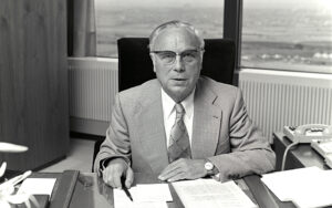 Karl Holzamer, Gründungsintendant des ZDF, © ZDF/Georg Meyer-Hanno