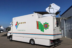 20 Jahre Broadcast Solutions, Ü-Wagen, Turkmenistan, © Nonkonform