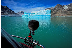 Sennheiser, Eisgeräusche, Grönland, Equipment, © Thomas Rex Beverly